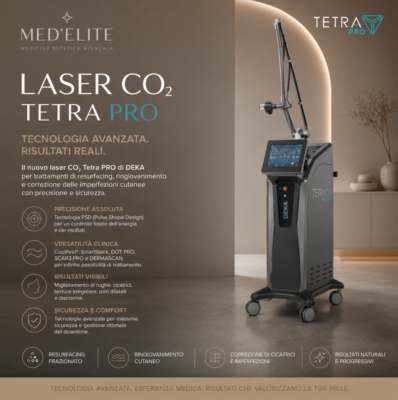 Laser CO2 Tetra PRO DEKA per resurfacing cutaneo – Med’Elite Perugia